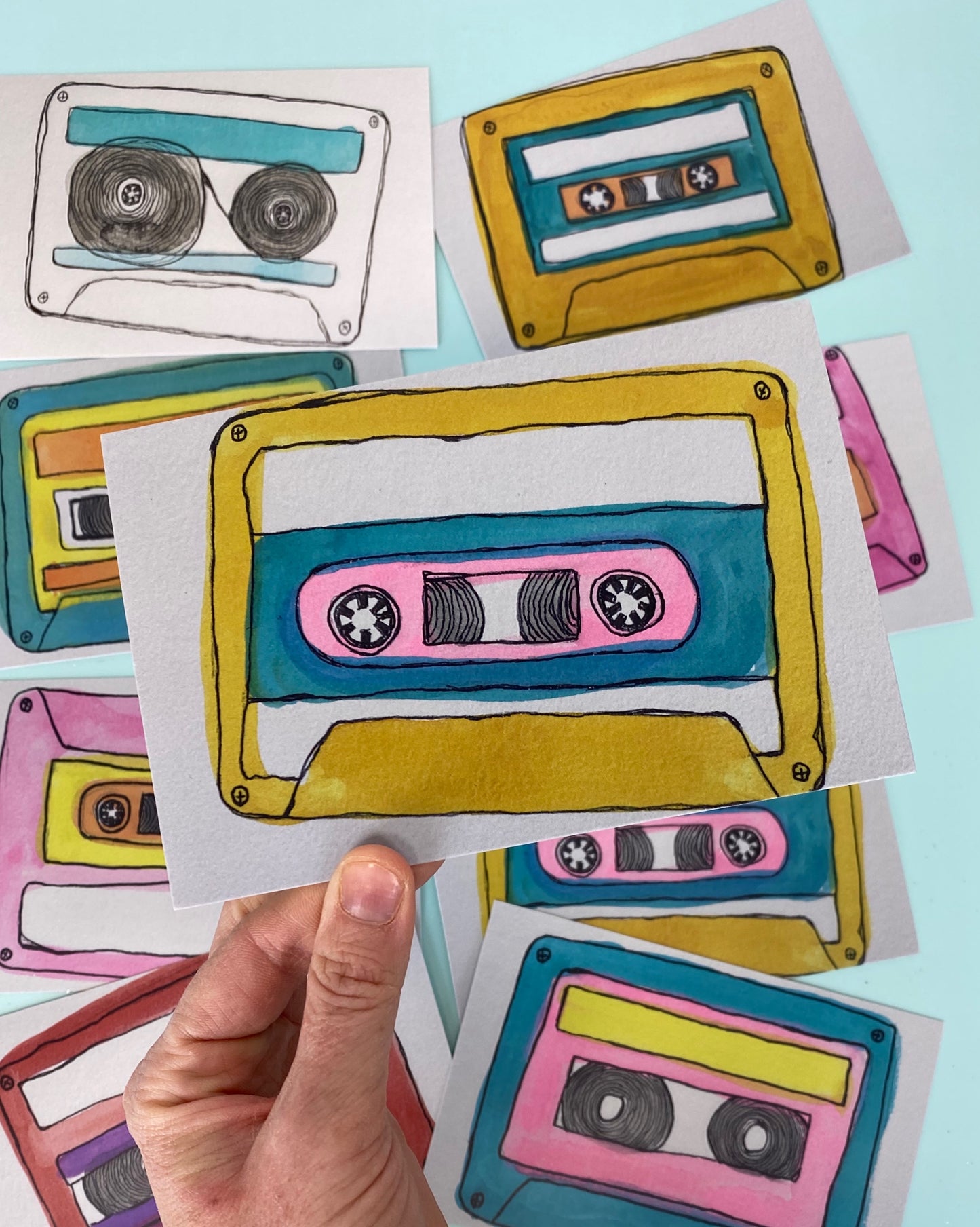 Mix Tape Post Card Set